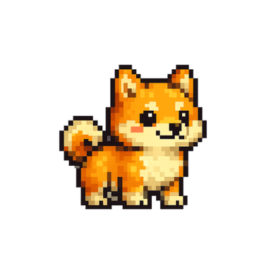 Original supplied Shiba Inu logo on white